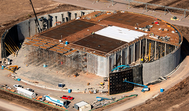 Savannah River Site Saltstone Disposal Units 6 Construction